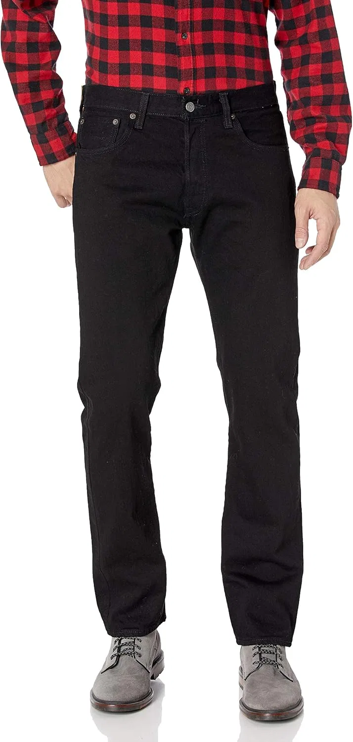 Джинсы 501 Levi's, полированный черный