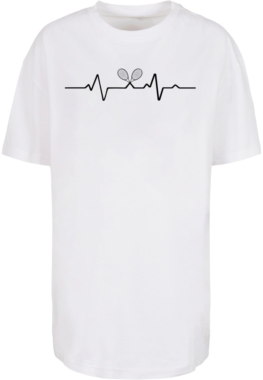 

Топ оверсайз Merchcode Oversized Shirt Tennis Beats, белый