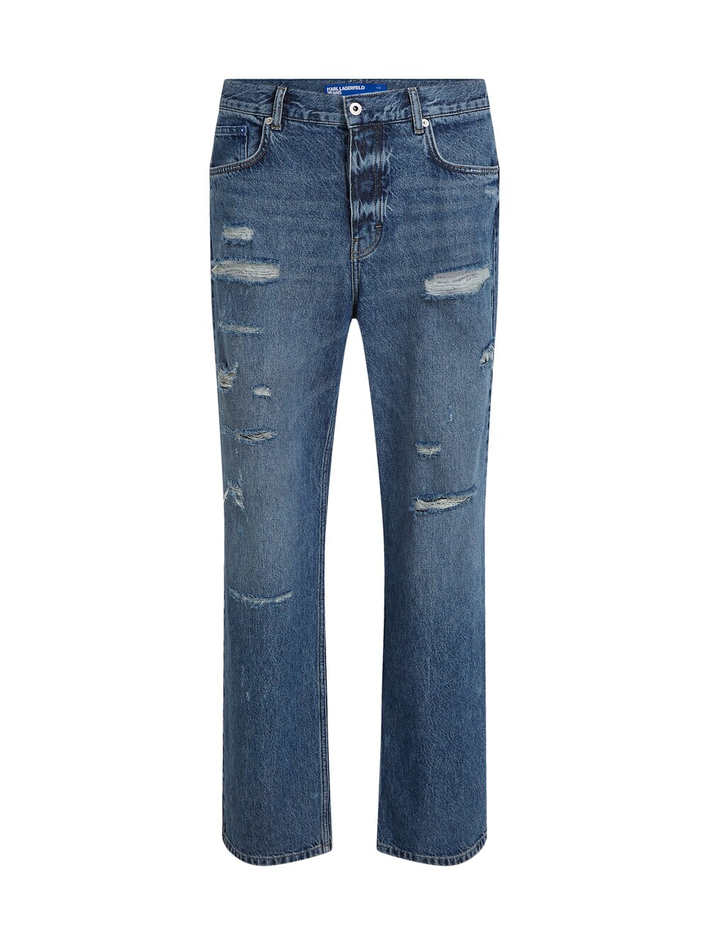 

Джинсы свободного кроя KARL LAGERFELD JEANS, синий