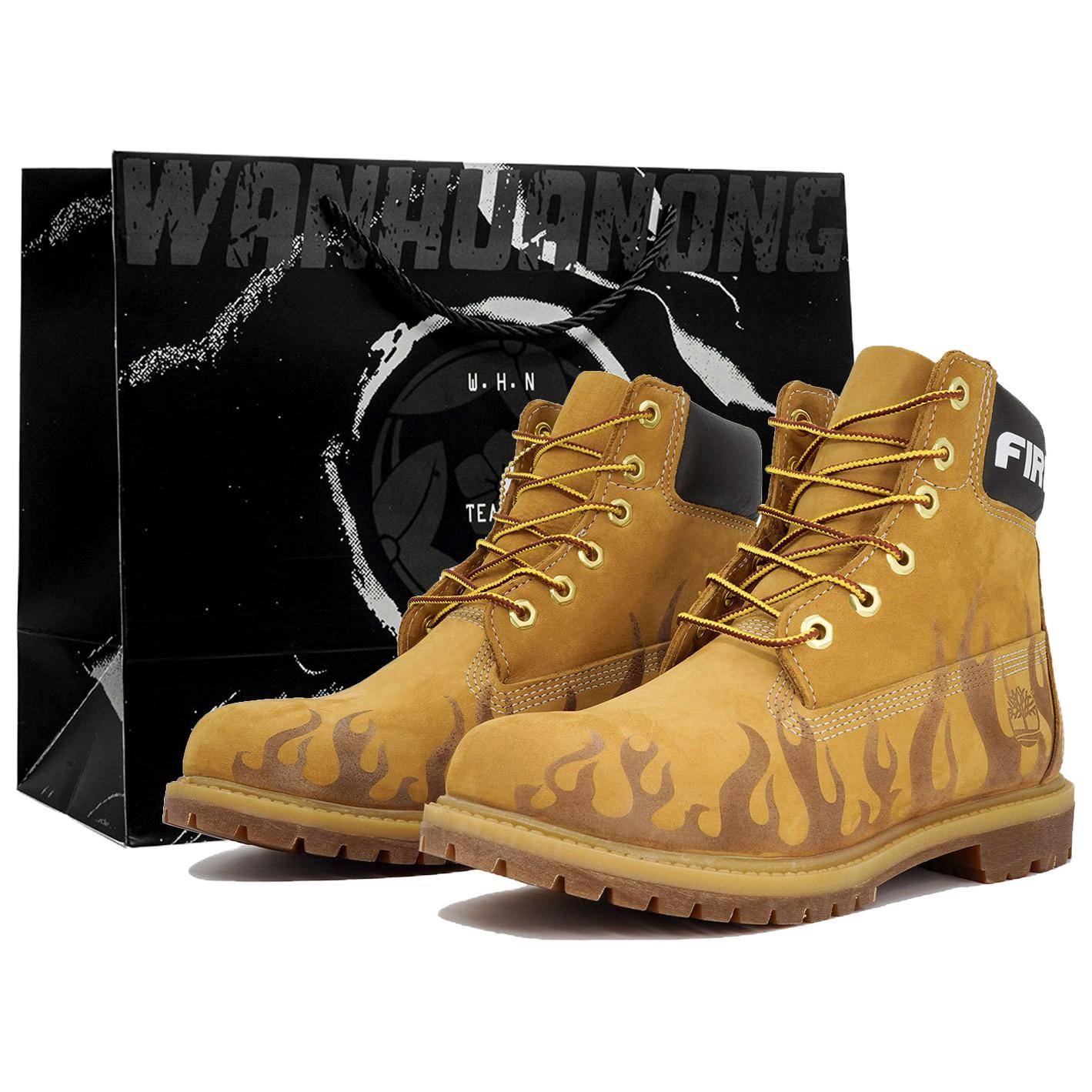 

Timberland Премиальные водонепроницаемые короткие ботинки для походов Sand Flame, женские, желтые