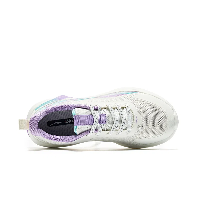 Детские кроссовки с защитой от скольжения и износа, модель ERKE KIDS, Microcrystal White/Lily Purple — фото 4