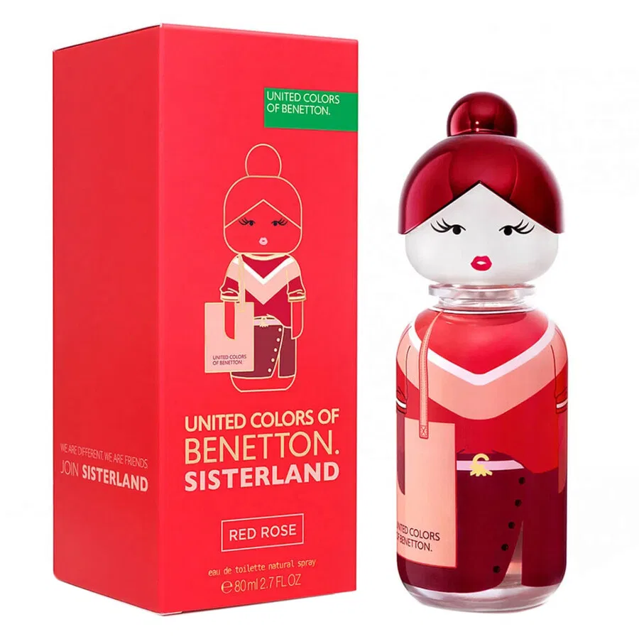 Туалетная вода цветочная Benetton Red Rose, 80 мл