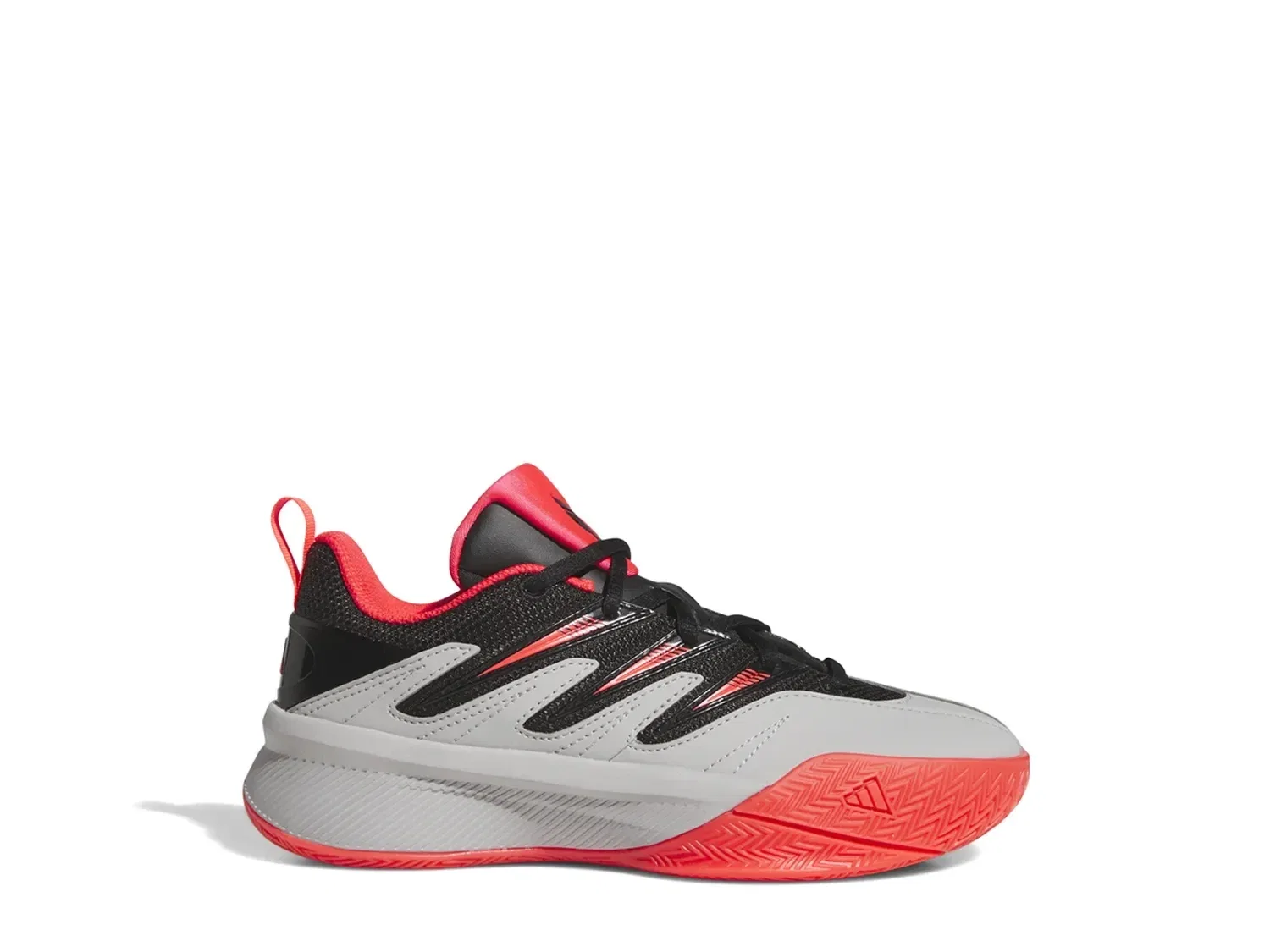 Кроссовки детские Dame Certified 3, adidas, серый/красный — фото 3