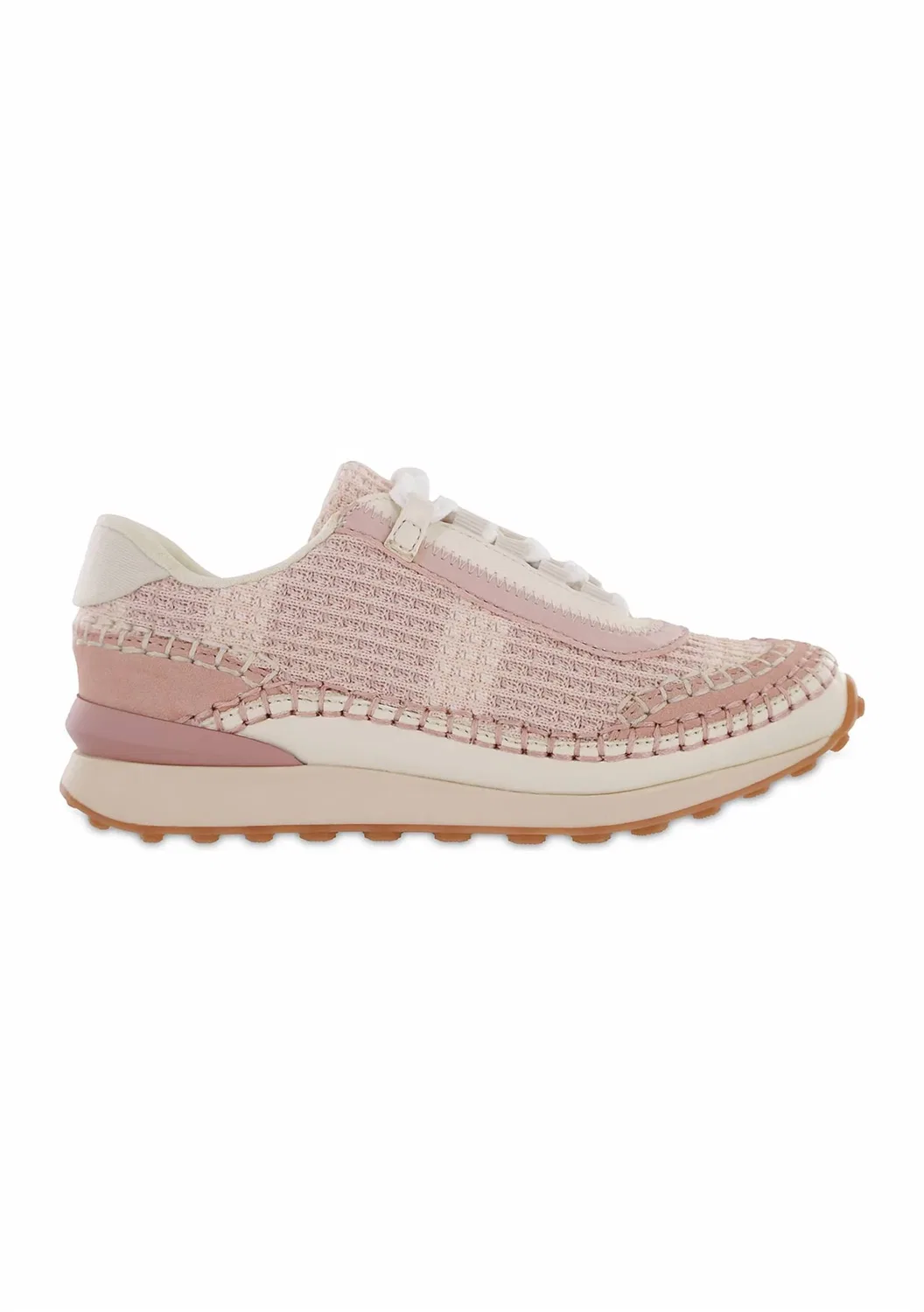 Детские кроссовки для девочек трикотажные Karin Knit Mia Shoes, Blush — фото 2