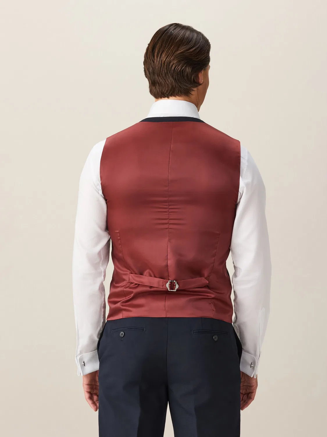 Жилет Regular Fit, модель Navy Blue Next, темно-синий — фото 3