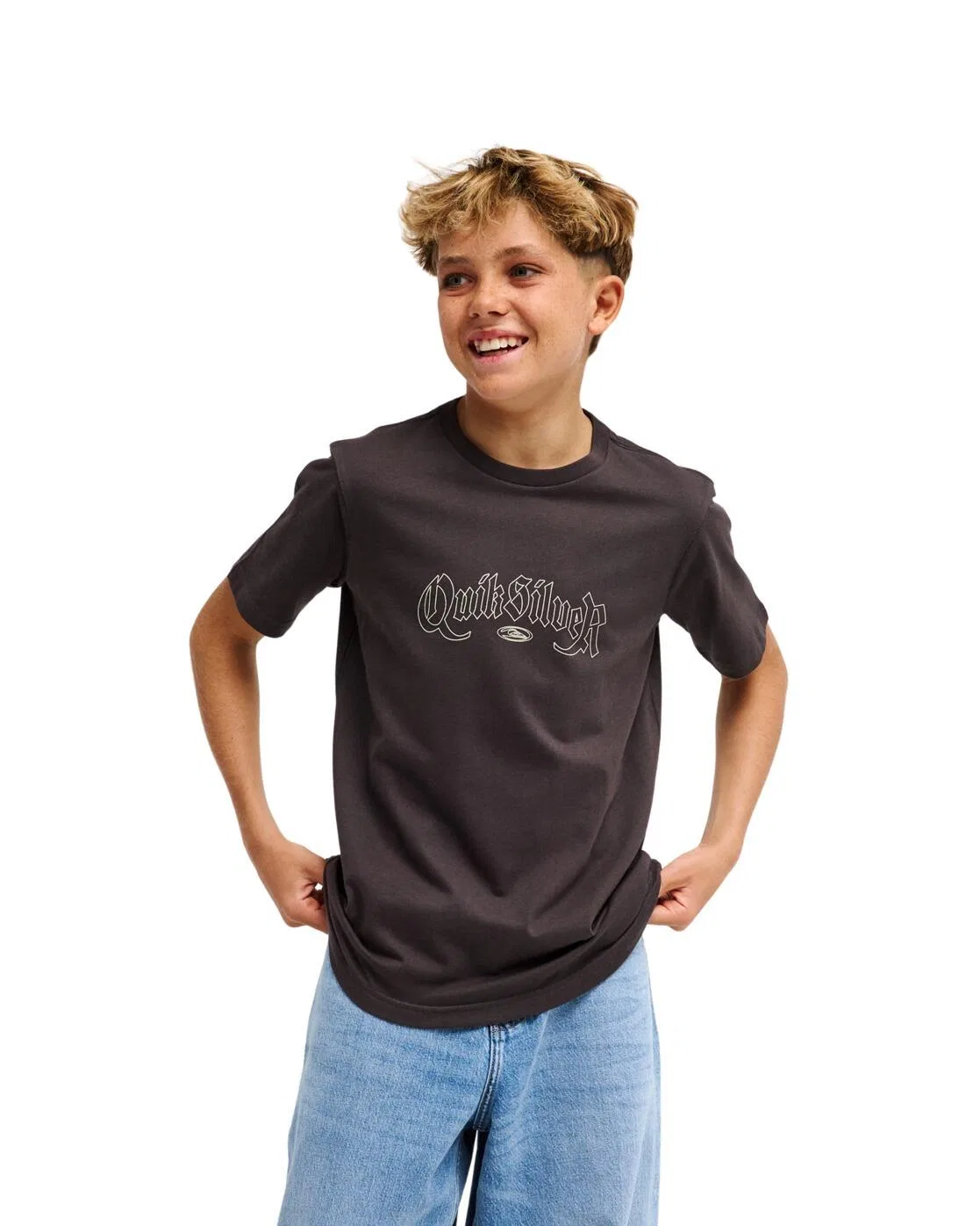 Детская футболка с коротким рукавом DANG Quiksilver, Schwarz