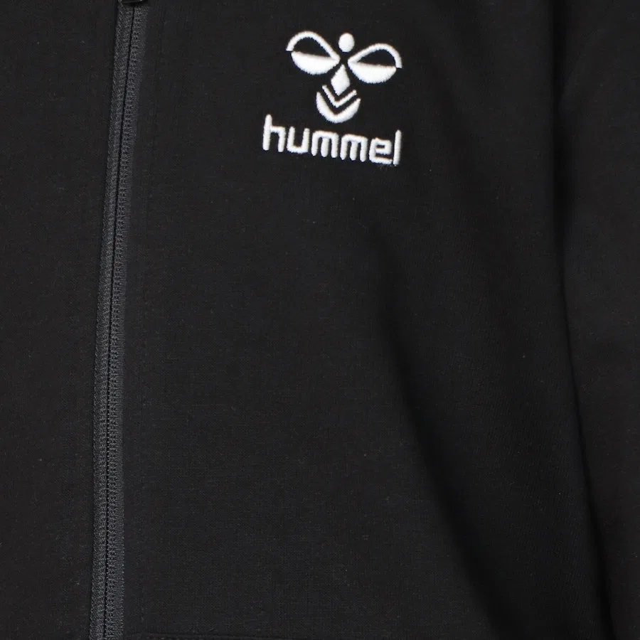 Детская худи с капюшоном и молнией Felisias Hummel, Черный — фото 4