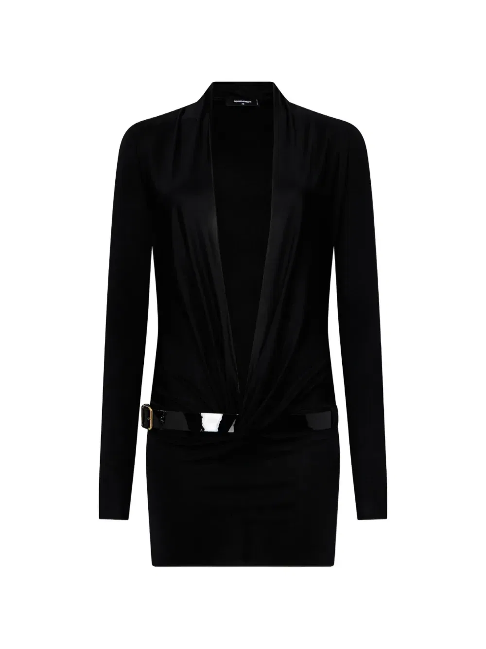 Платье из джерси Dsquared2, черный