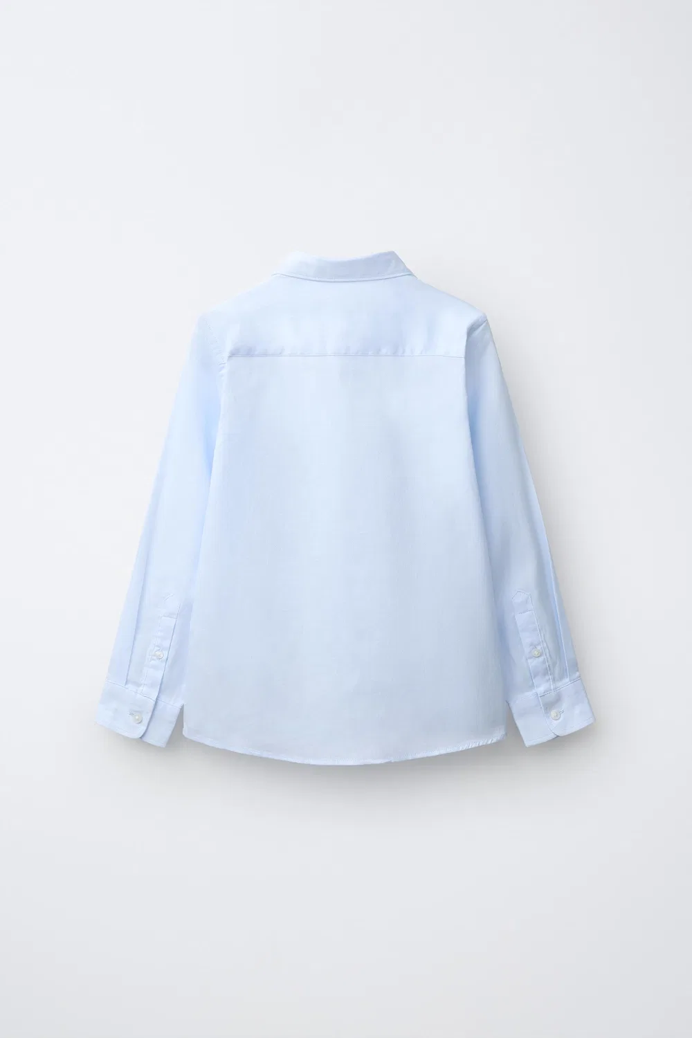 Простая рубашка для костюма ZARA, Sky blue — фото 2