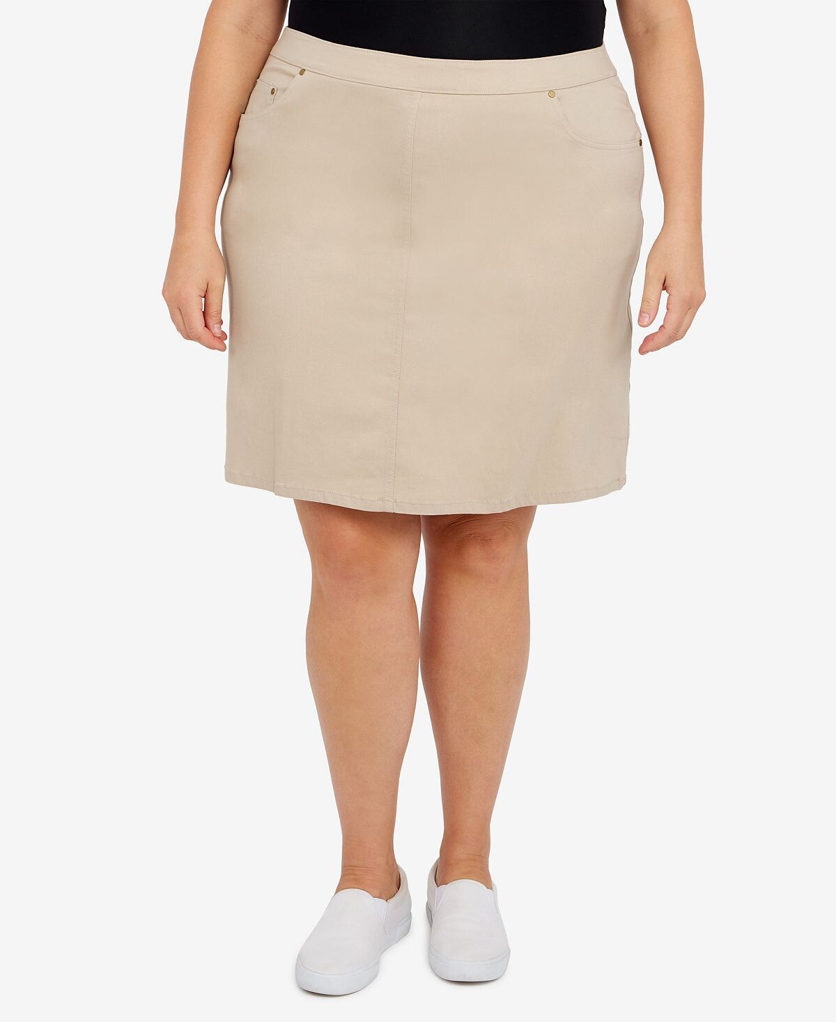 

Шорты plus size essentials tech stretch с эластичным поясом HEARTS OF PALM