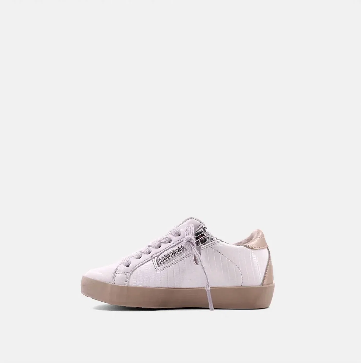 Детские кроссовки с декором Paula Sneaker SHU SHOP, Bone Lizard — фото 2
