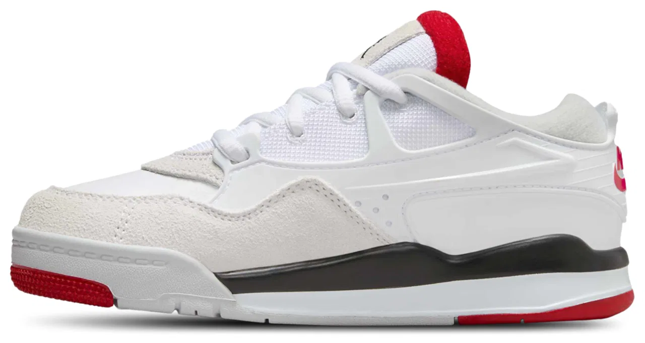 Кроссовки для мальчиков AJ 4 RM Jordan, цвет White/Varsity Red/Black — фото 2