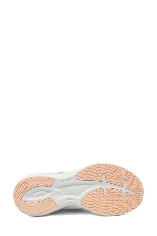 Детские спортивные кроссовки для девочек с принтом Montese g ps 6fx off white Lotto, Broken White-102159099 — фото 4