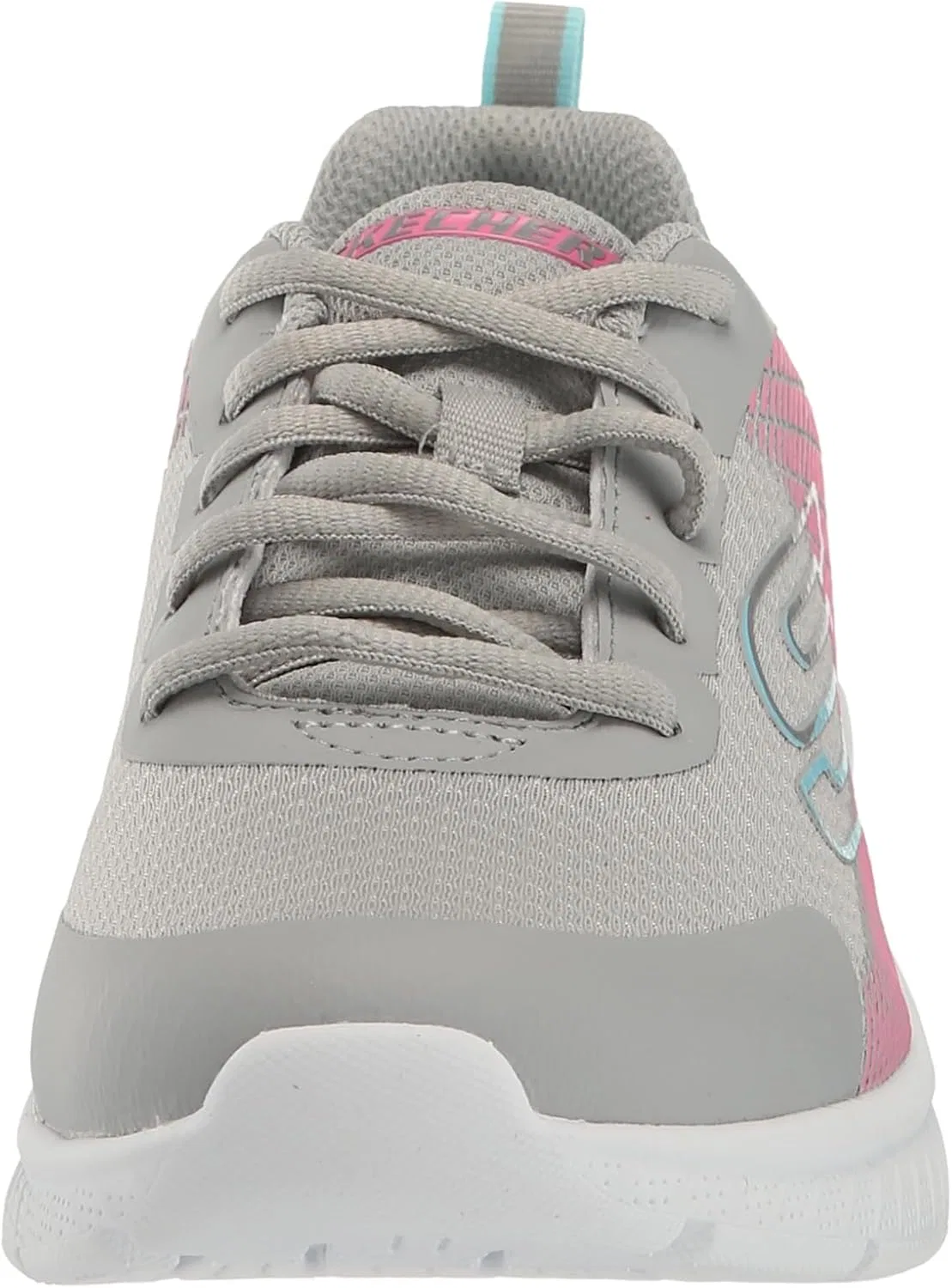 Детские кроссовки для девочек Microspec Plus Summer Skechers, Grey/Pink — фото 2