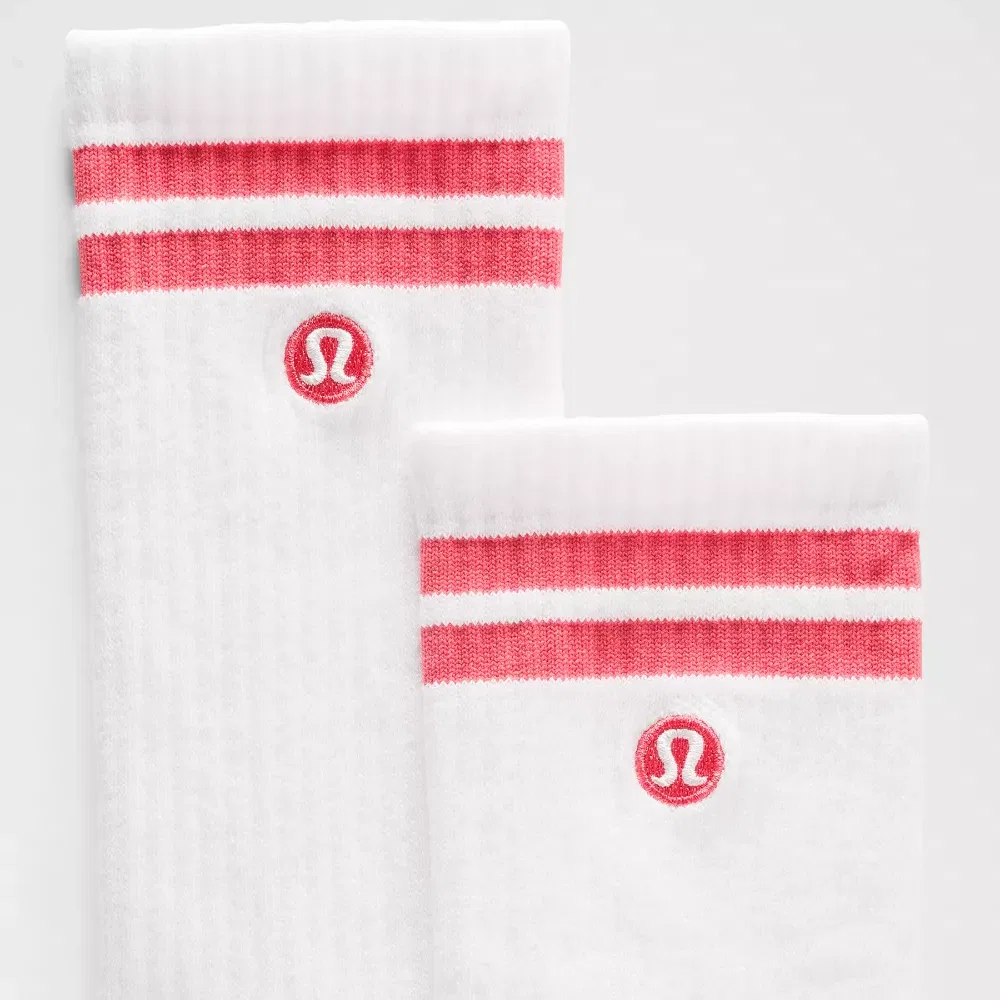 Детские носки с высоким голенищем Lululemon, Coconut Ivory White/OAVE — фото 4