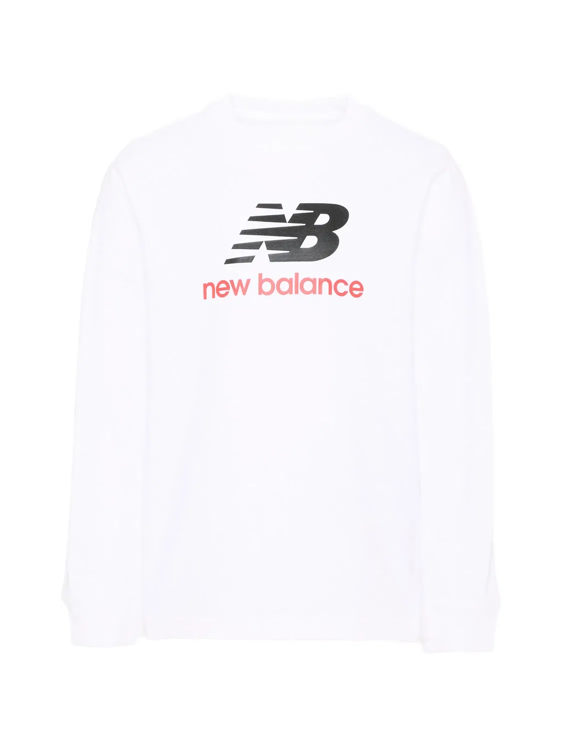 Лонгслив с логотипом New Balance Kids, белый