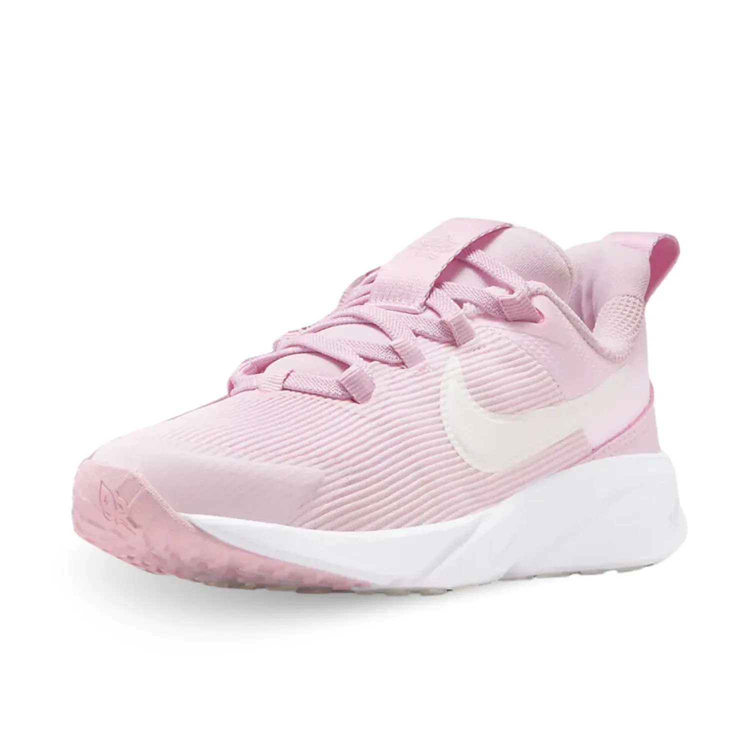 Детские кроссовки для девочек с принтом Star Runner 4 Nn (Ps) NIKE, Pink Foam Summit White White
