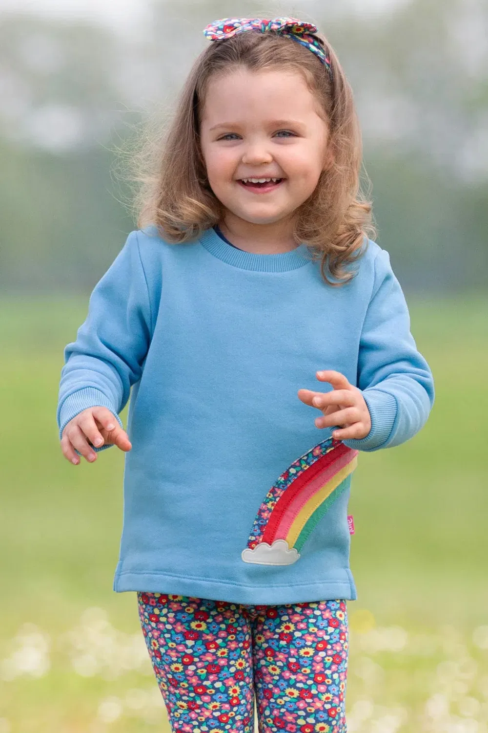 Детский свитшот Rainbow Kite, Blue — фото 2