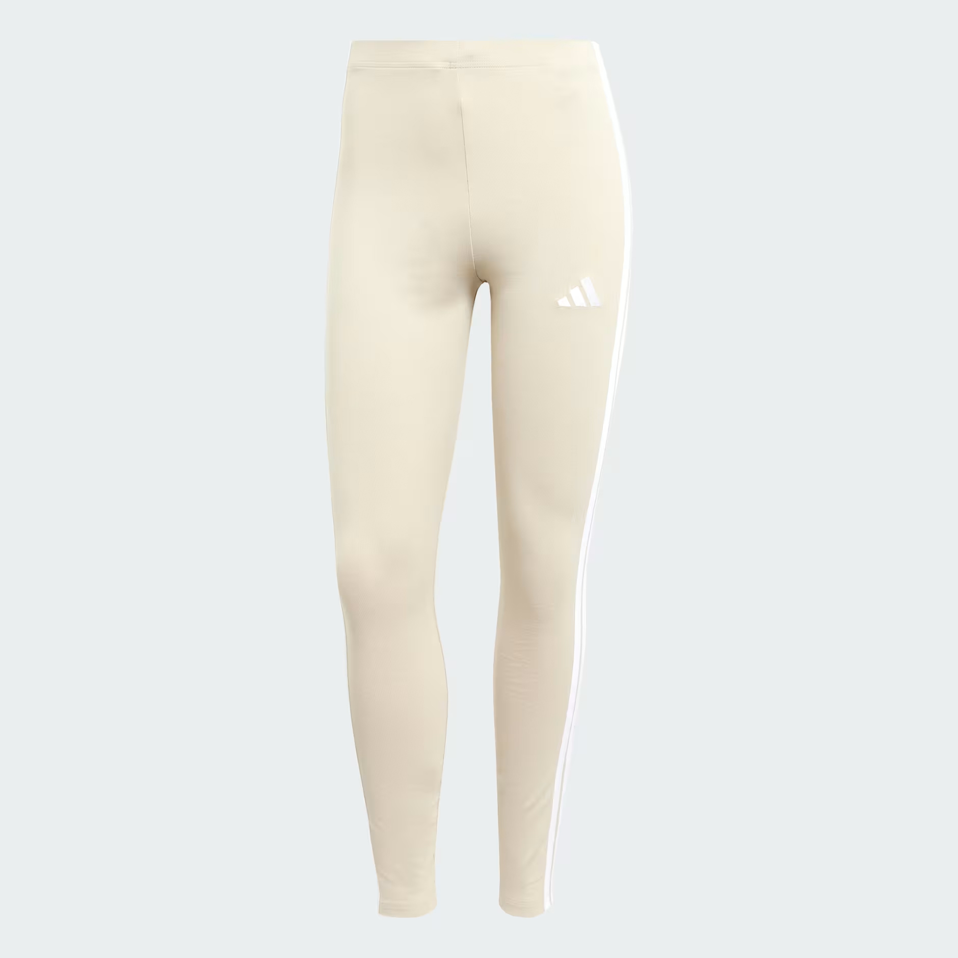 

Леггинсы Adidas Essentials 3-Stripes, бежевый/белый