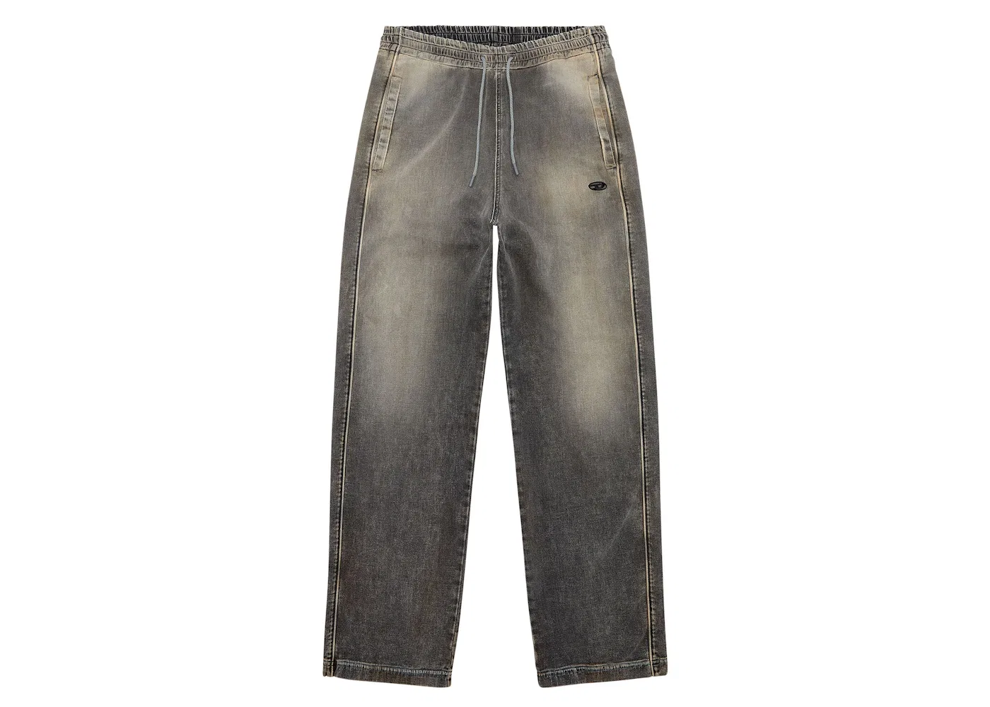 Мужские джинсовые брюки с принтом Track Denim Diesel, Grey