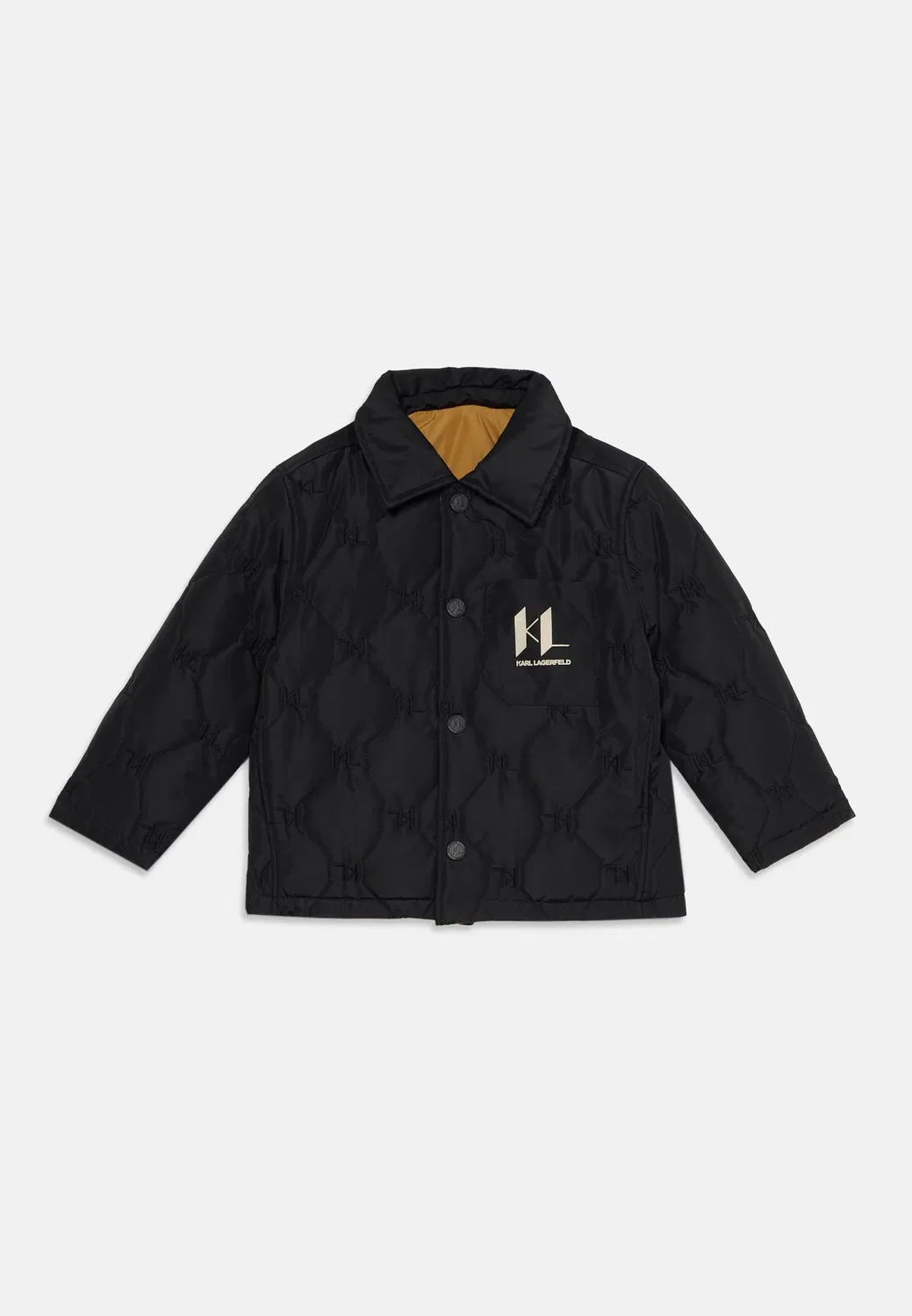 Двусторонняя унисекс Doudoune - легкая куртка Karl Lagerfeld Kids, Black