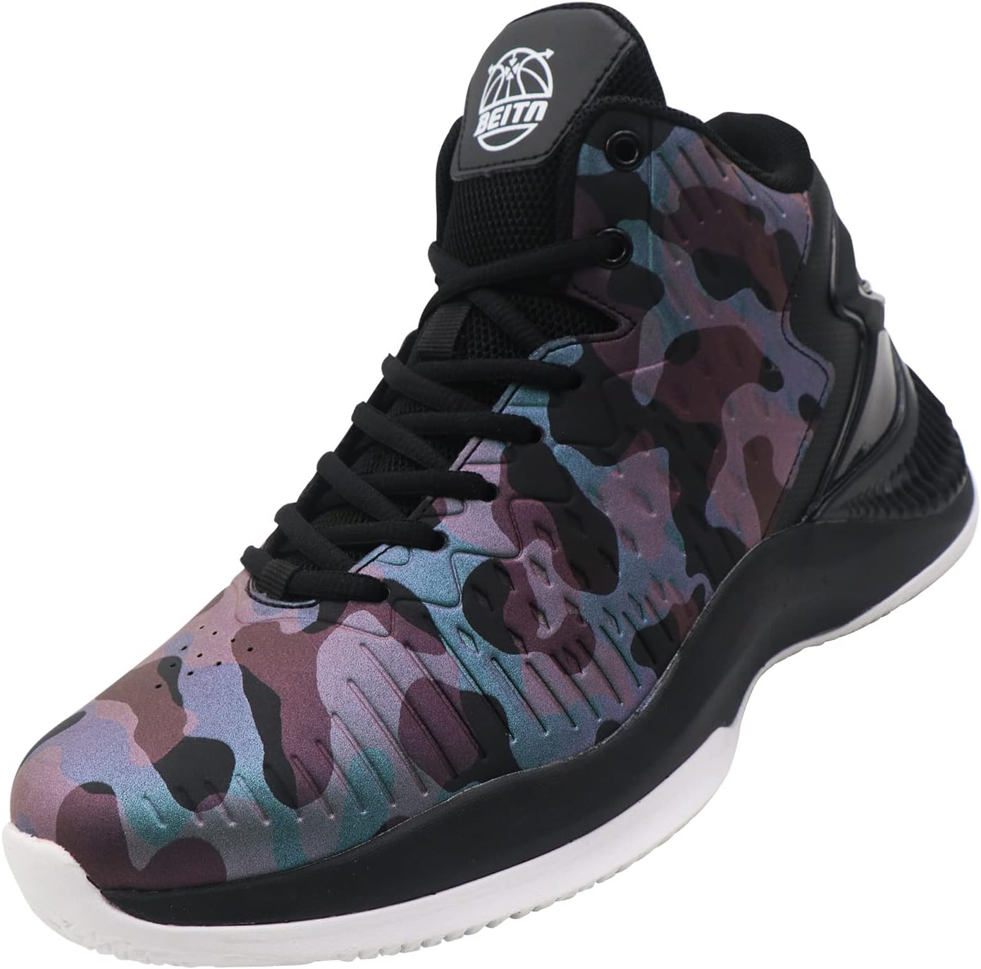 

Мужские кроссовки для баскетбола Beita High Upper, дышащие спортивные обувь с антискользящей подошвой, фиолетовый
