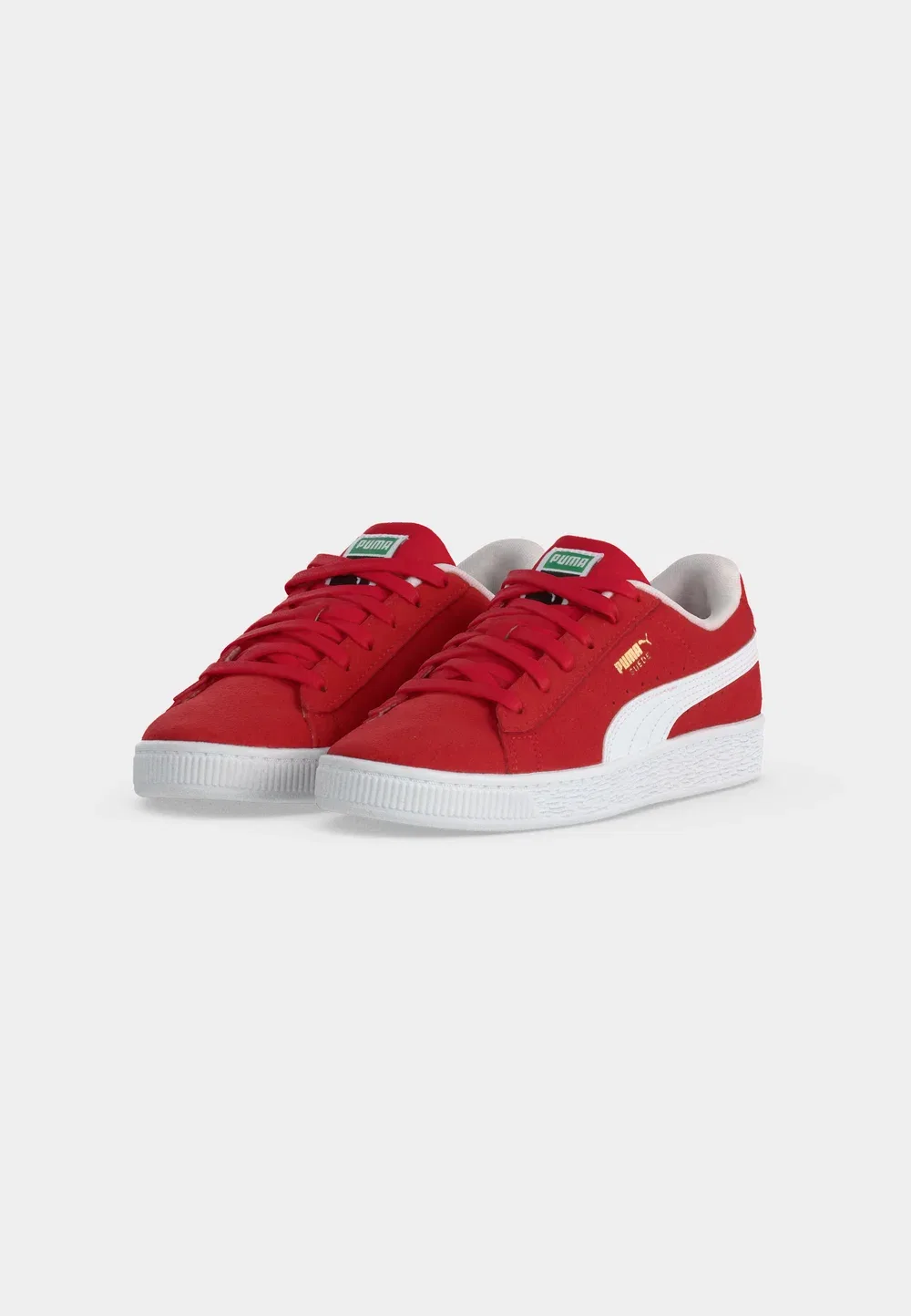 Классические замшевые кроссовки унисекс Puma, For All Time Red/White — фото 3