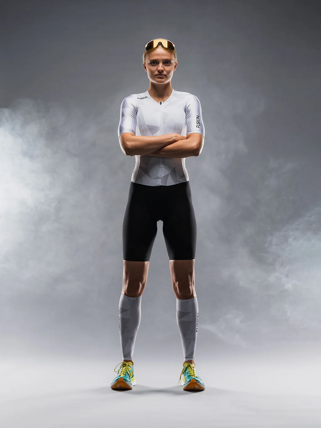 

Костюм для триатлона TEMPO! One Tri Suit, M, женский белый