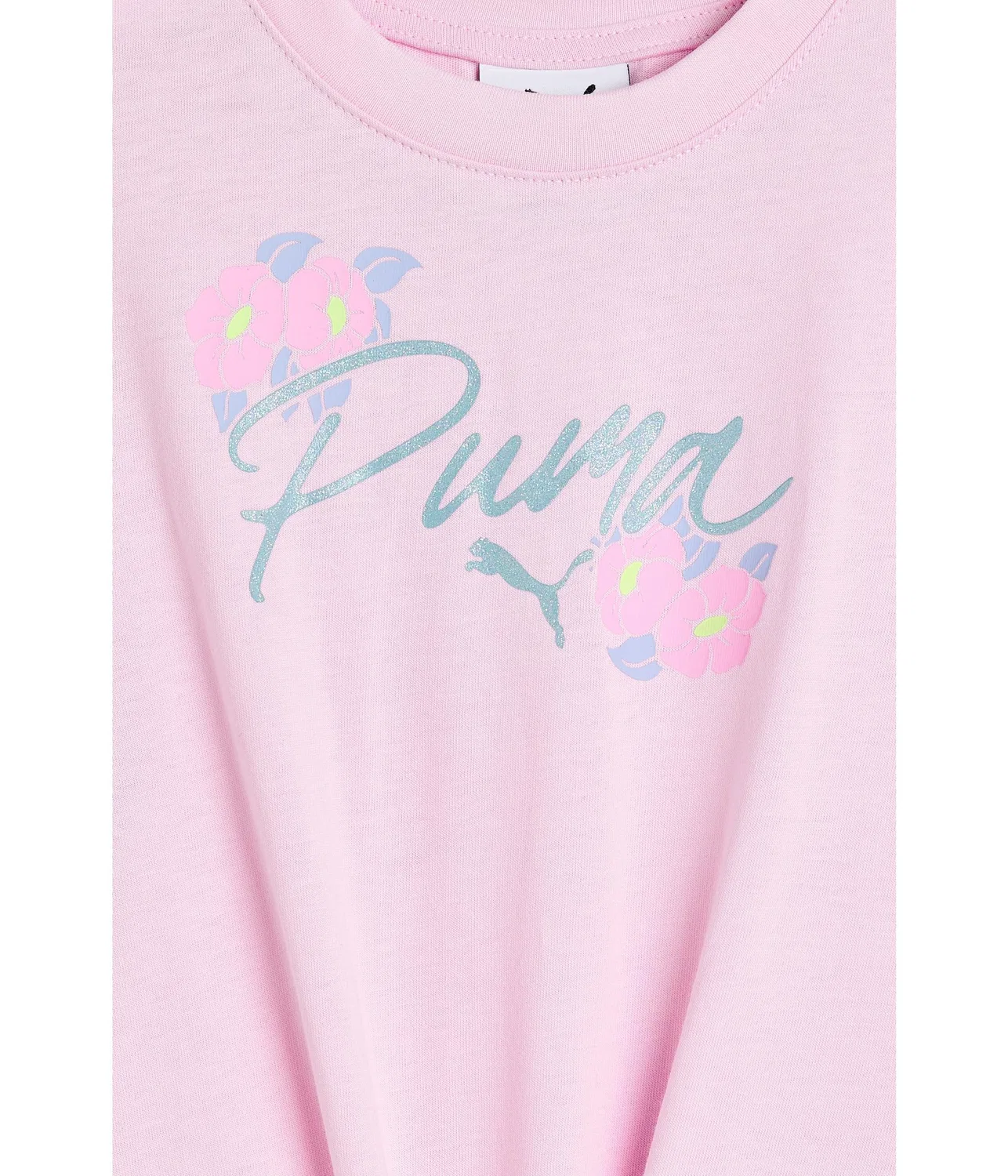 Комплект из футболки и сетчатых шорт (для малышей) Puma Kids, Light Pink — фото 3