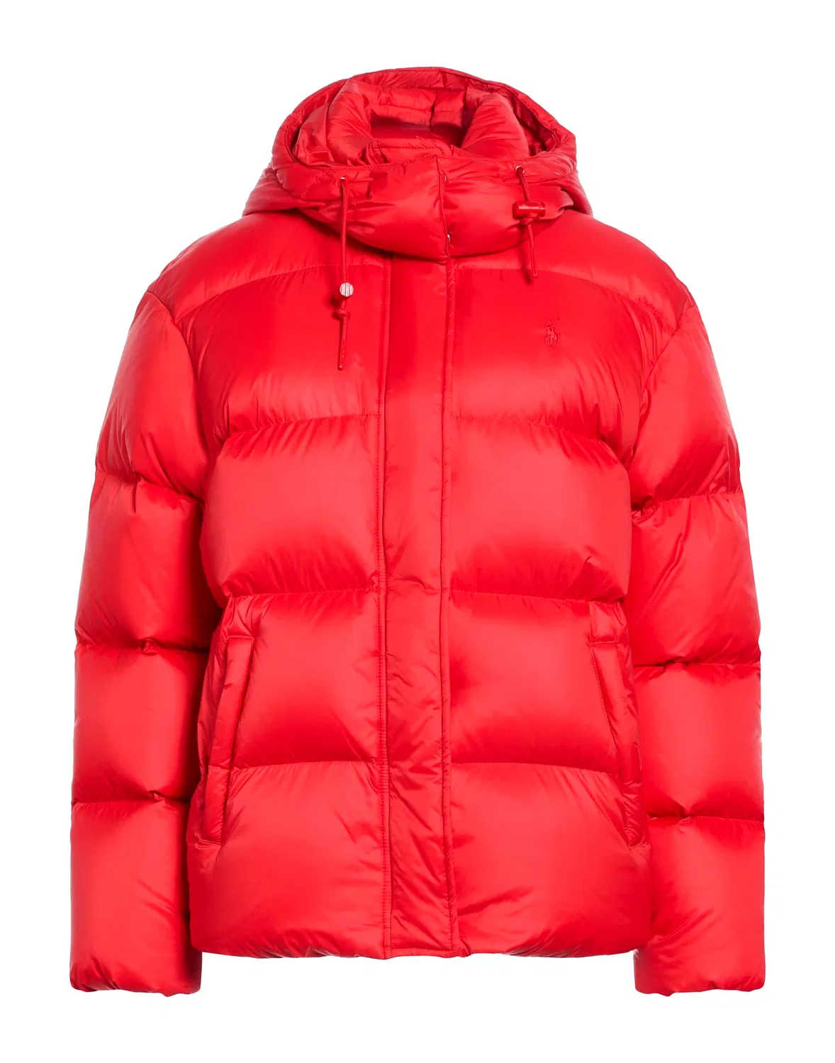 Женская пуховая куртка с капюшоном Polo Ralph Lauren, красный