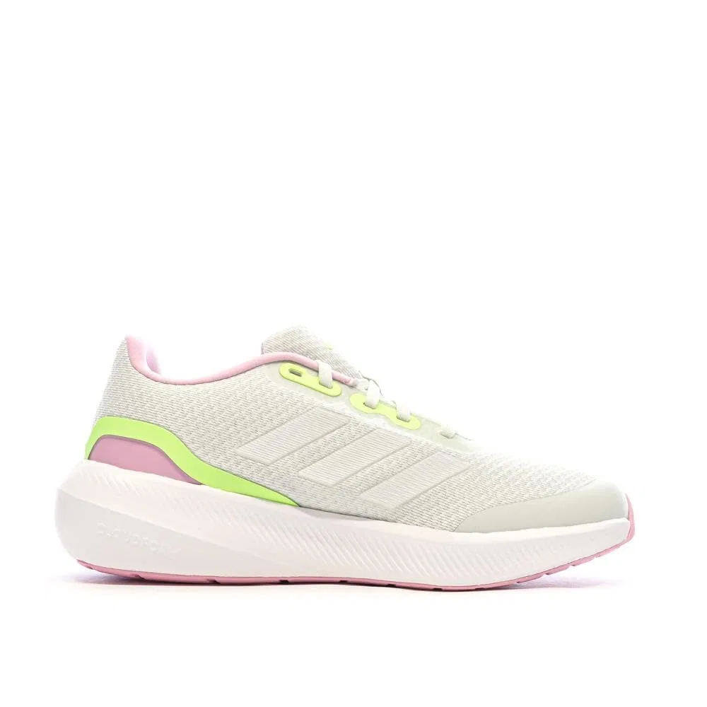 Детские кроссовки для мальчиков с синтетическим верхом Runfalcon 3.0k Adidas, Crystal Jade Zero Metalic Green Spark — фото 3