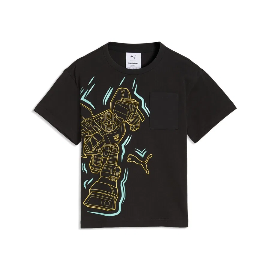 Футболка PUMA 'Puma x Transformers' черного цвета