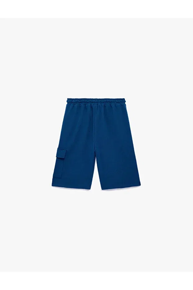 Детские для мальчиков шорты с карманами Koton, Navy Blue — фото 4