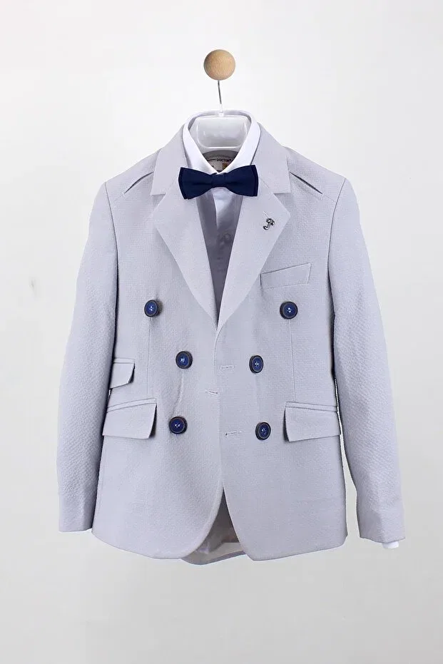 Детский пиджак для мальчиков с длинным рукавом Doctor Junior, Gray