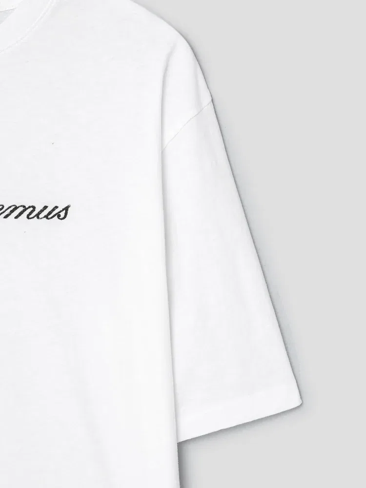 Футболка с принтом JACQUEMUS, White — фото 4