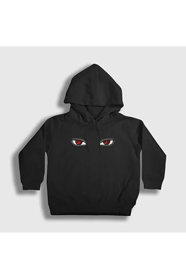 Детские свитшот для мальчиков с принтом Naruto anime unisex kids sweatshirt Presmono, Black