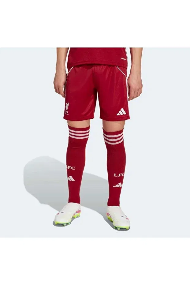 Детские шорты для девочек однотонные Adidas, Red — фото 2