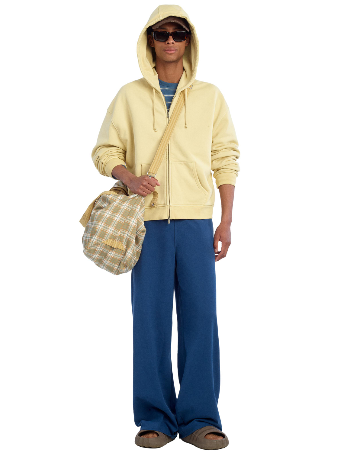 Брюки-джоггеры Zara Benito Antonio Collection Relaxed Fit, синий
