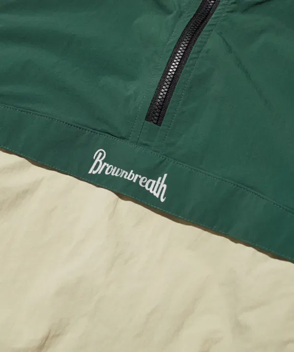 Ветровка анорак Kids Windbreaker, Brownbreath Kids, темно-зеленый — фото 4
