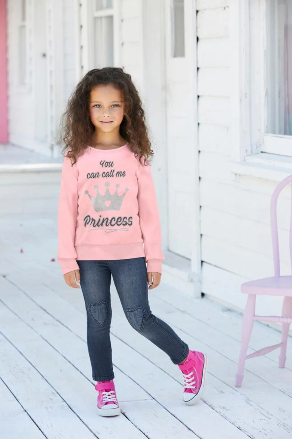 Рубашка Arizona PRINZESSIN розового цвета — фото 3