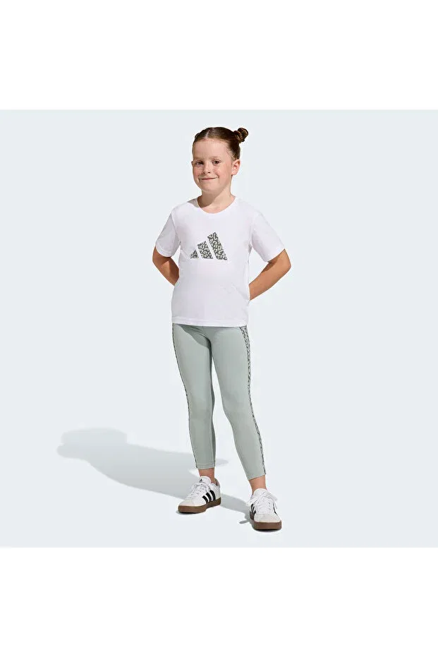 Детская футболка для девочек с коротким рукавом Adidas, White