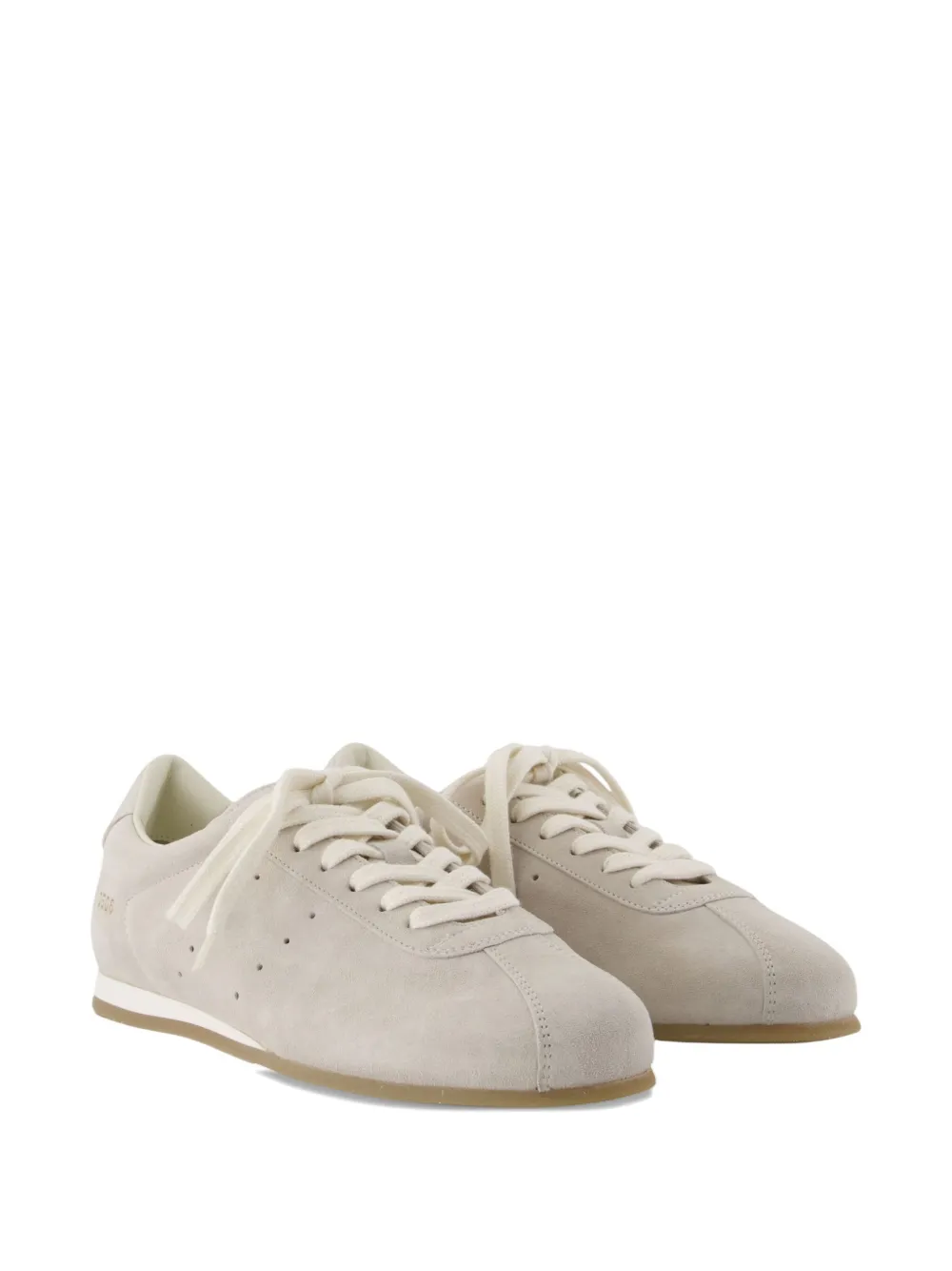 Кеды из гладкой кожи в стиле водительских туфель Common Projects, нейтральный — фото 2