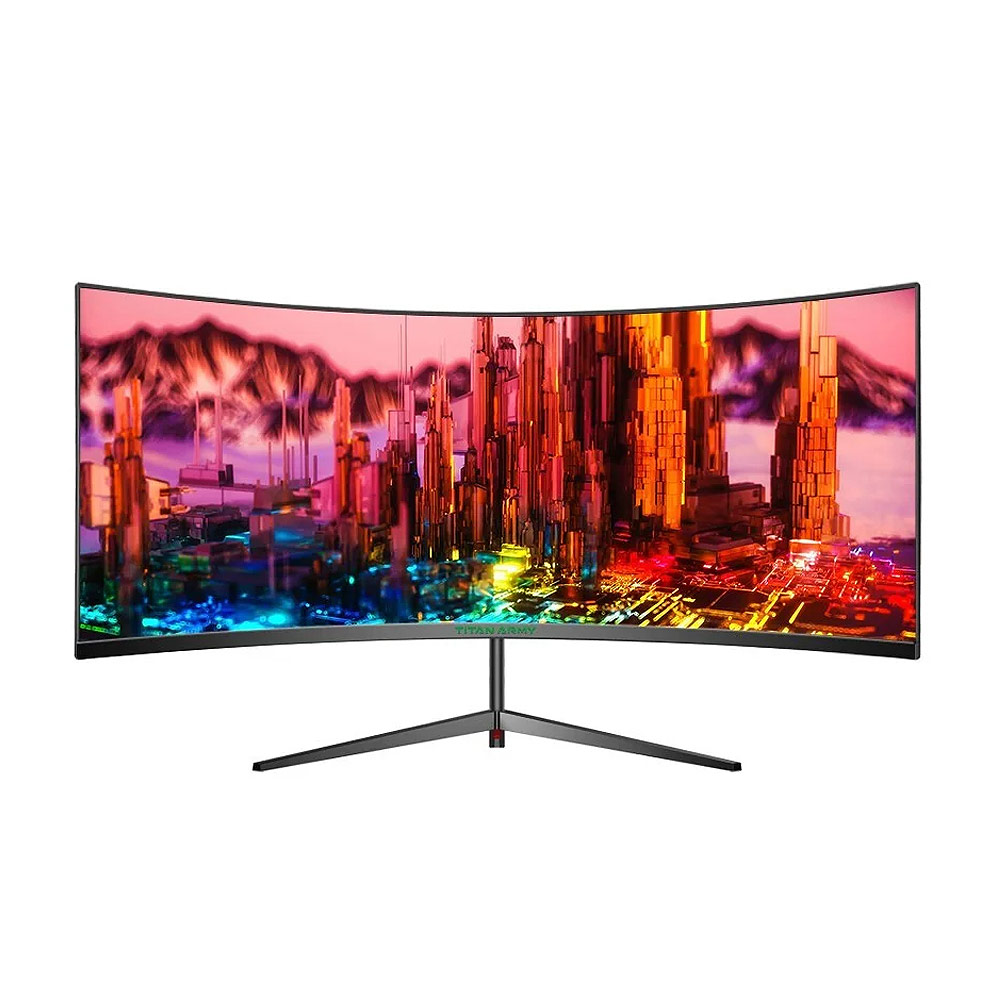 

Игровой изогнутый монитор TITAN ARMY C30SK PRO, 29.5", 2К, VA, 200 Гц, чёрный