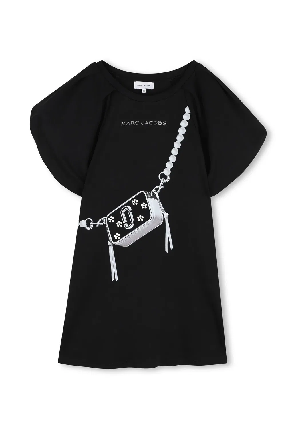 Платье с короткими рукавами - повседневное платье Marc Jacobs Kids, Black