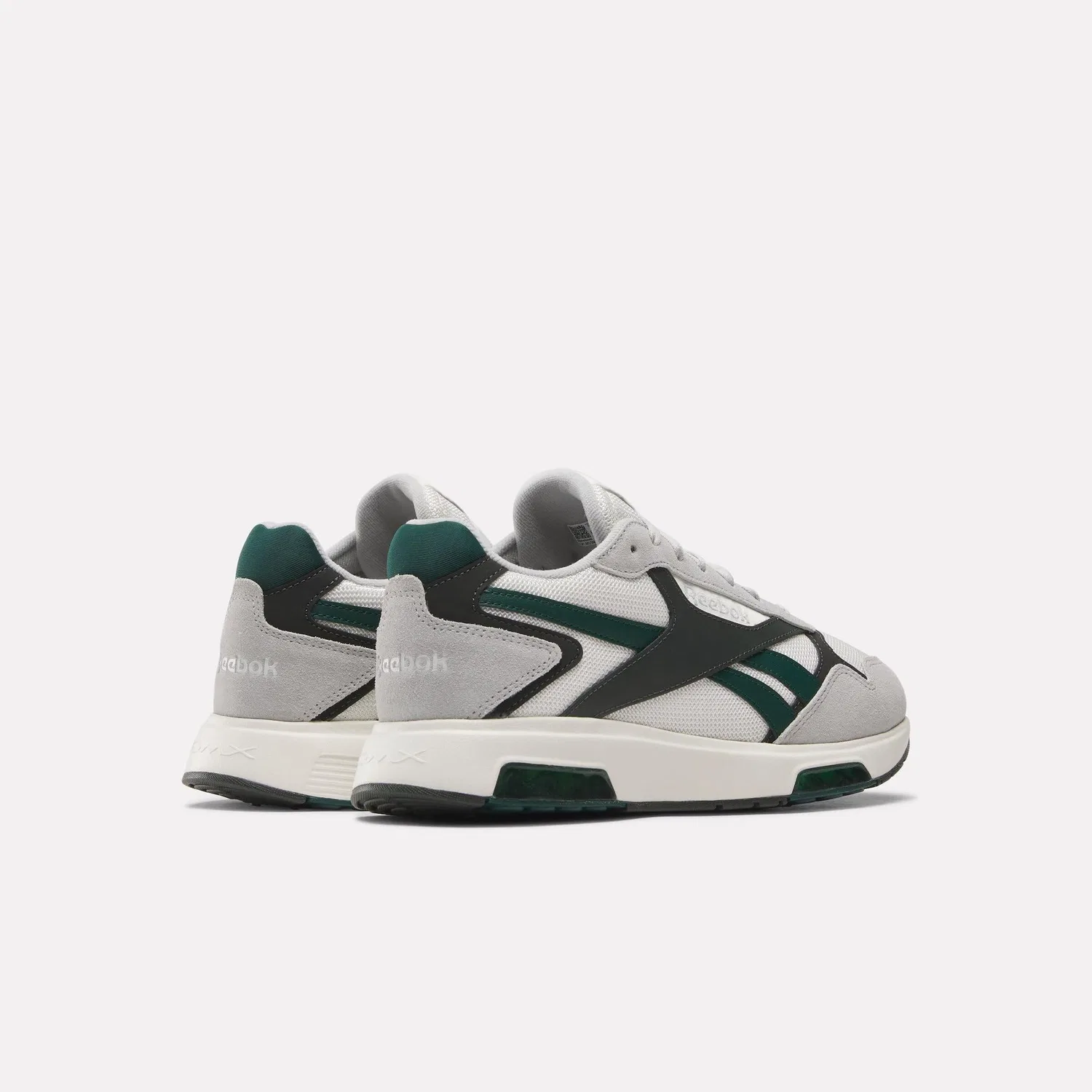 Детские кроссовки для мальчиков с шнуровкой Reebok, Grey 6 / Alabaster / Washed Clay — фото 3
