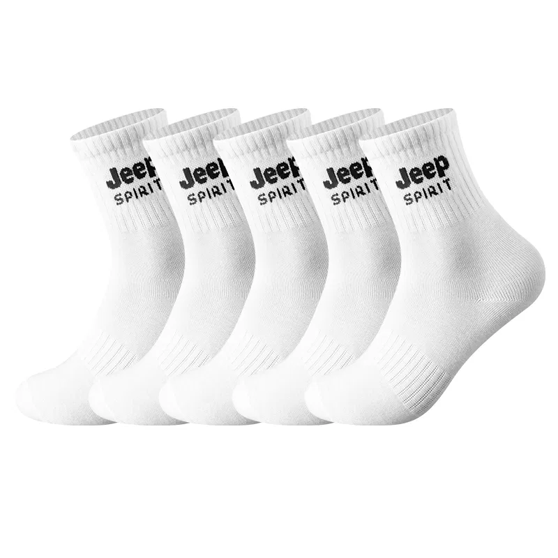 Детские носки-слипоны 5 пар JEEP SPIRIT, White