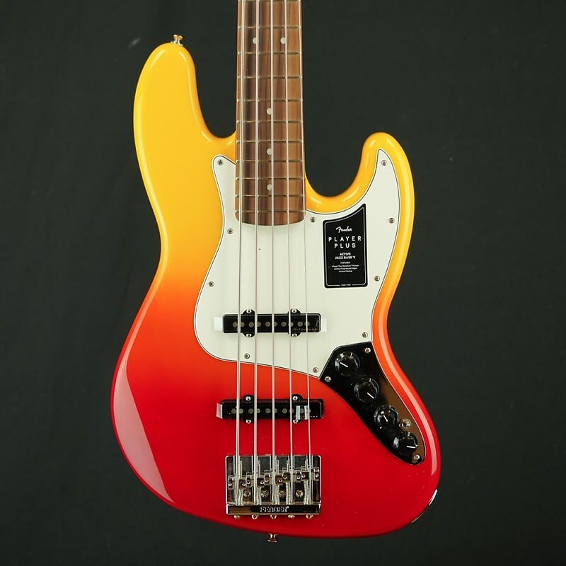 

Fender Player Plus Jazz Bass V, гриф Pau Ferro, Tequila Sunrise, сумка Deluxe Gig Bag 0147383387