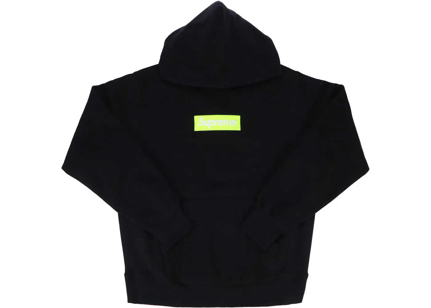 Мужская худи с принтом Supreme Box Logo Sweatshirt (FW17), Black