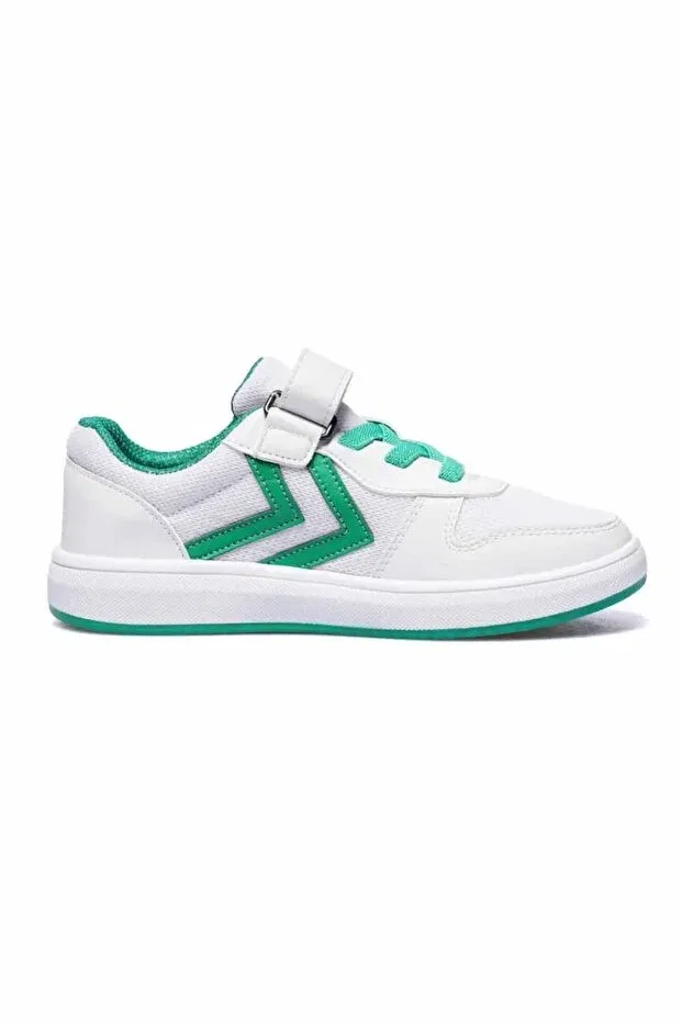 Детские кроссовки для мальчиков из искусственной кожи Nidus summer jr. children's sneaker shoes Hummel, White-C2 — фото 3