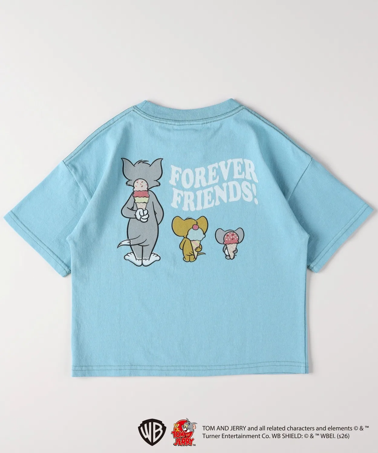 Детская футболка с принтом Tom and Jerry Right-on, Blue